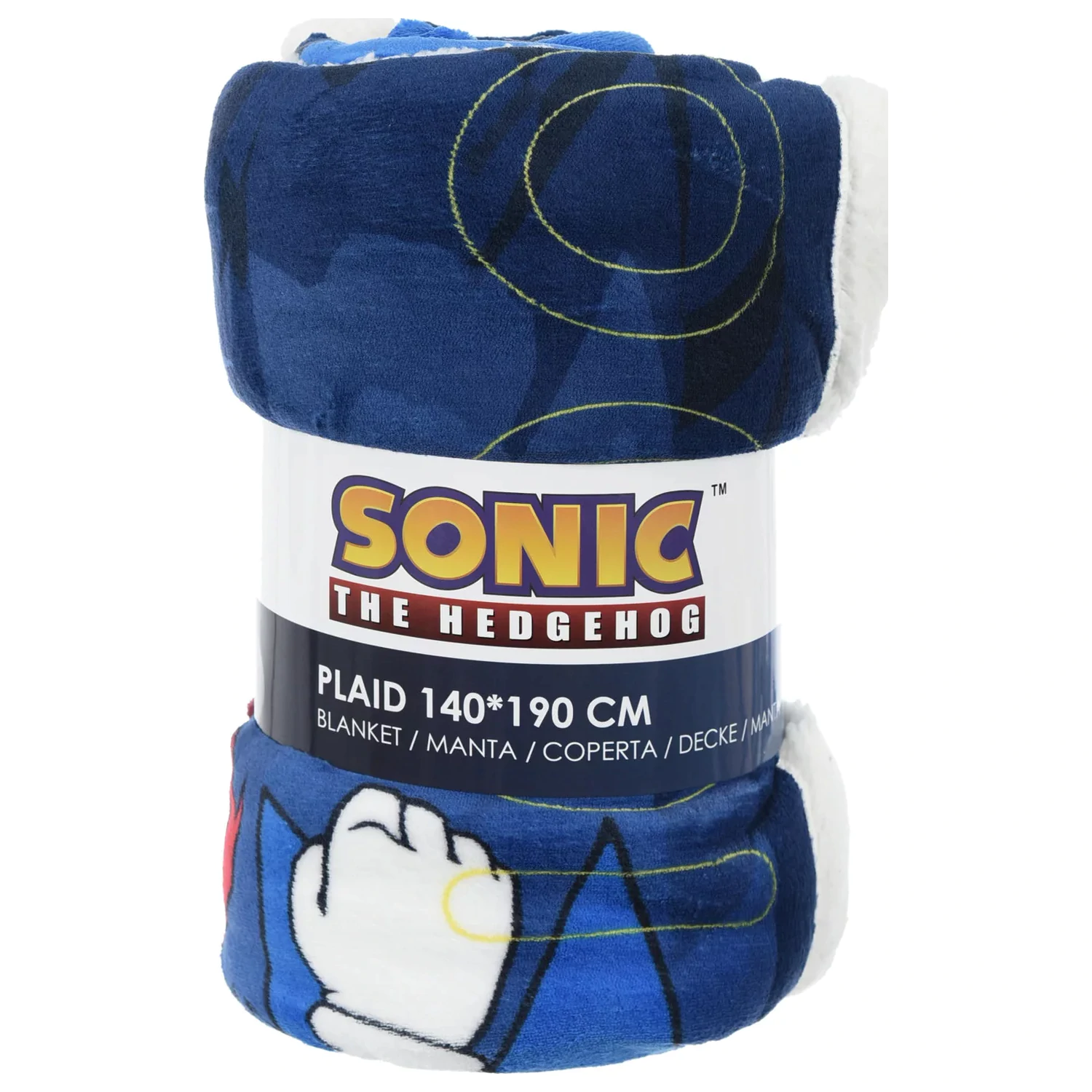 Sonic Unstoppable sherpa blanket 140x190 cm product photo