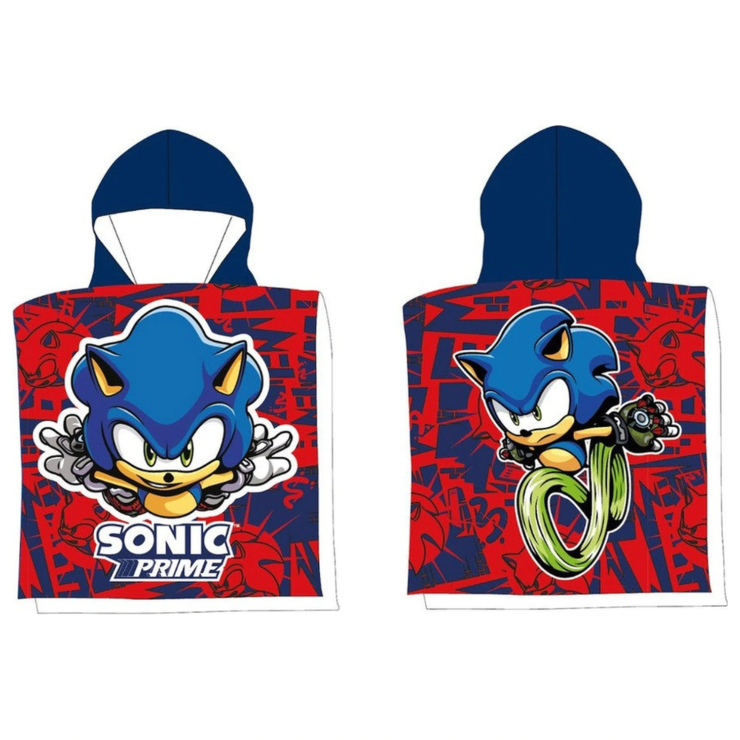 Sonic Velocity Mode Beach Towel Poncho 50x100 cm product photo