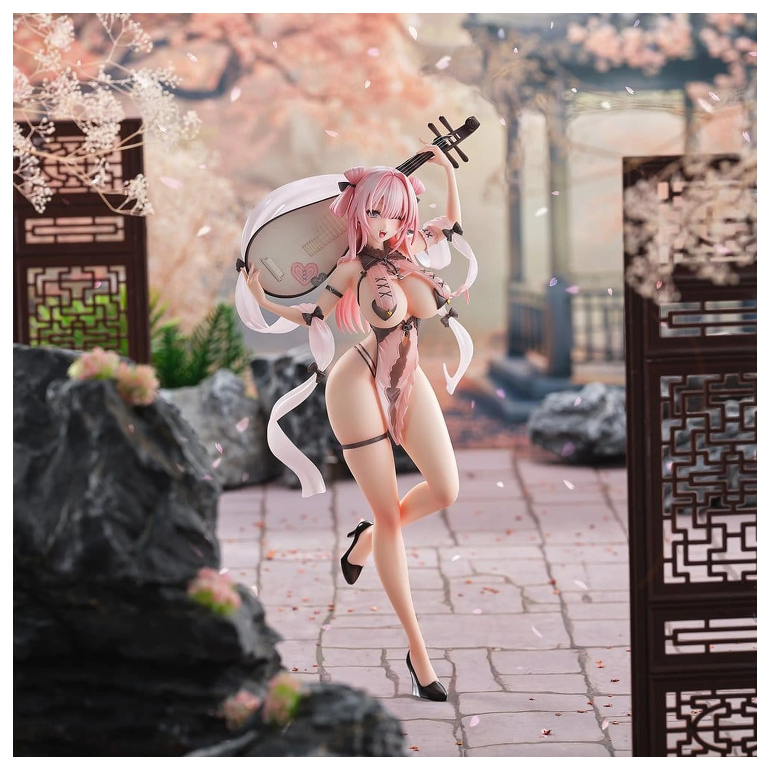 Soujihougu Illustration PVC Figure Hagoromo China Mingming 28 cm product photo