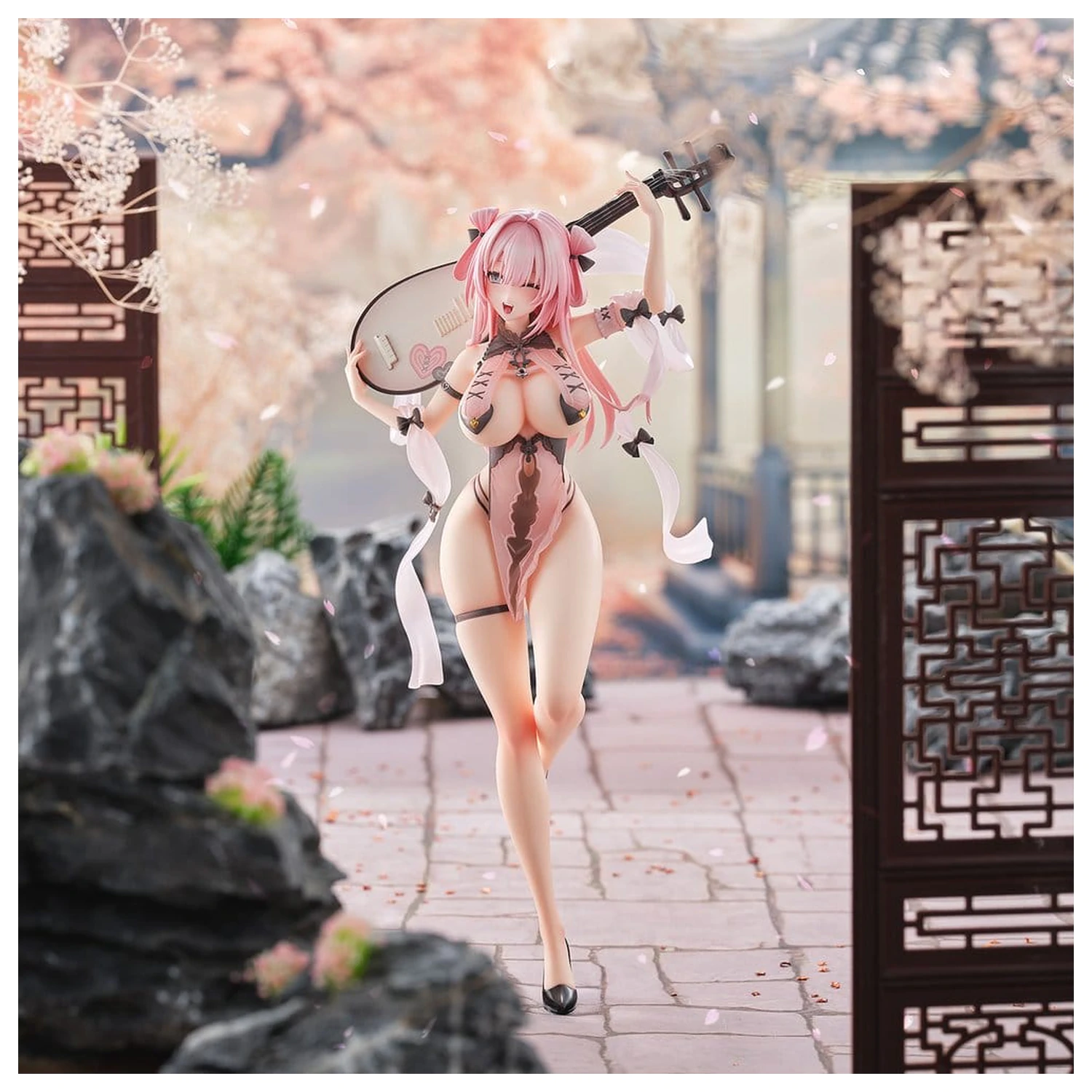 Soujihougu Illustration PVC Figure Hagoromo China Mingming 28 cm product photo