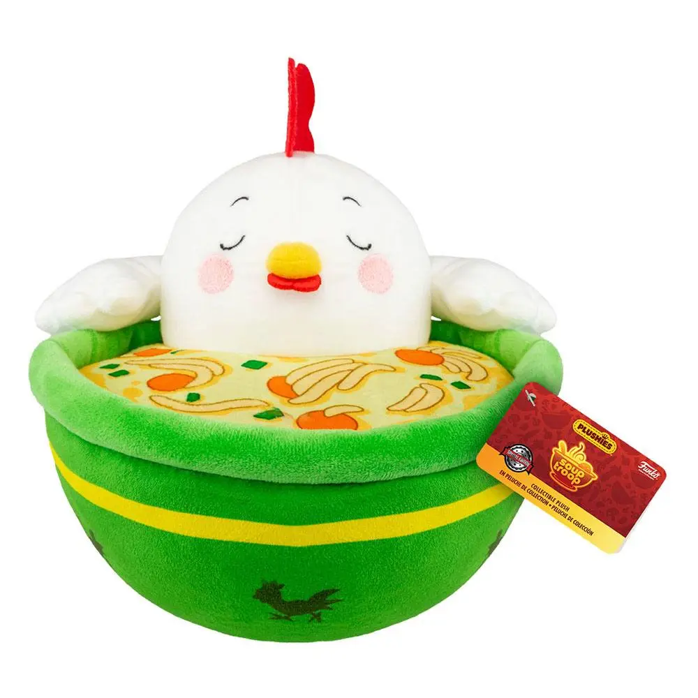 Soup Troop Paka Paka Plush Figure Chicken Noodle 18 cm product photo