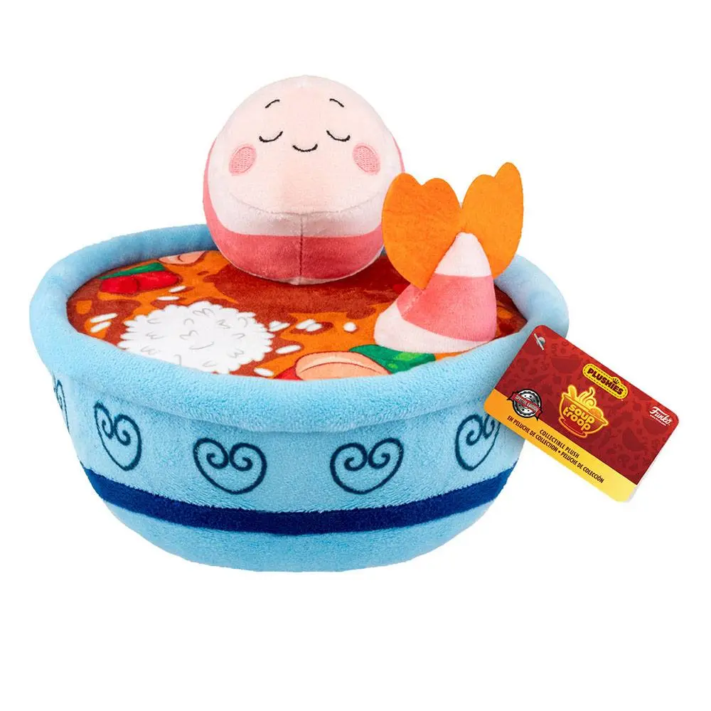Soup Troop Paka Paka Plush Figure Shrimp Gumbo 18 cm product photo