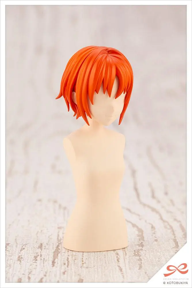 Sousai Shojo Teien Model Kit Accesoory Set 1/10 After School Short Wigs Type A Orange &amp; Purple product photo