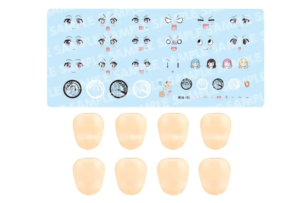 Sousai Shojo Teien Model Kit Accesoory Set 1/10 Customized Face & Decal Set Vol. 5 Designed by Raguhonoerika For Madoka Yuki A product photo