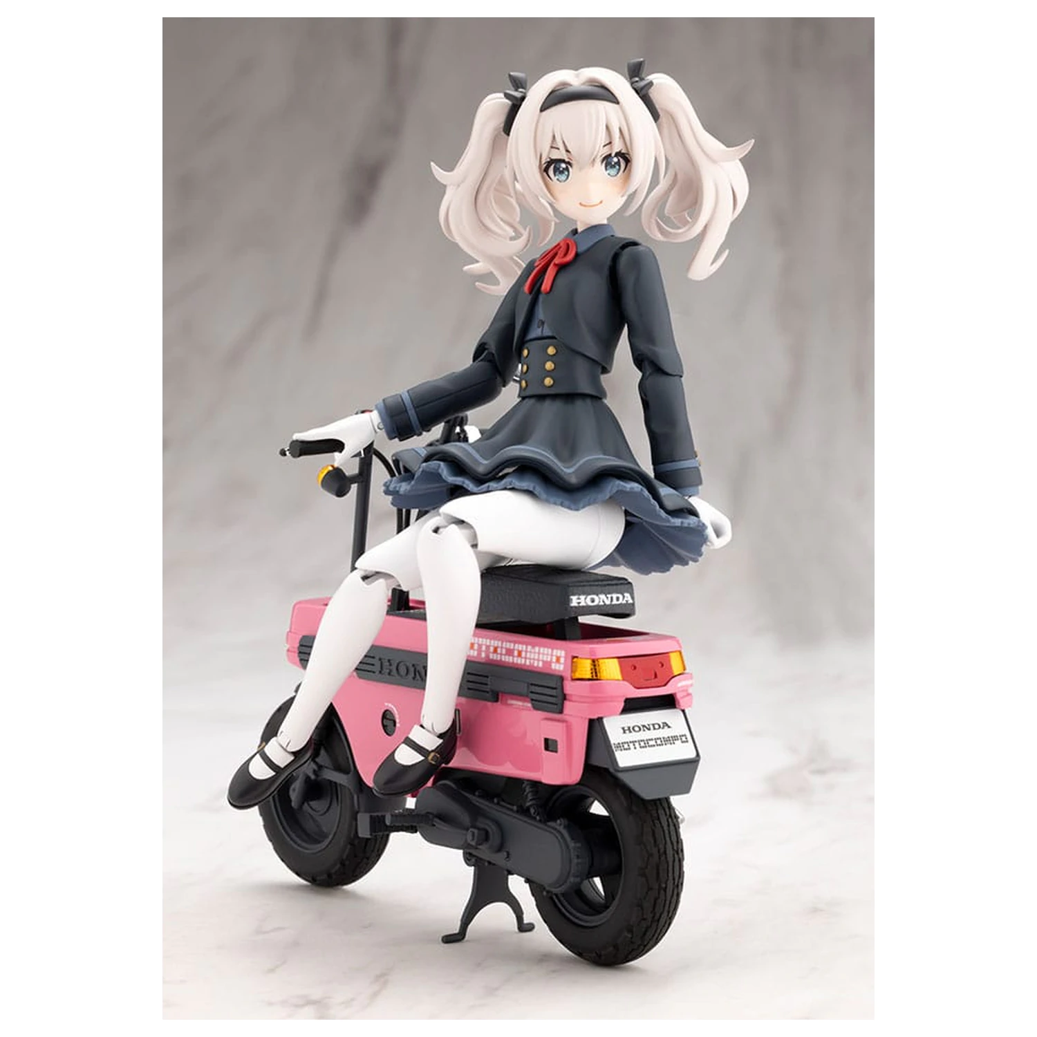 Sousai Shojo Teien Plastic Model Kit 1/10 Emma Koishikawa Nocturne with Honda AB12 Motocompo 14 cm      product photo