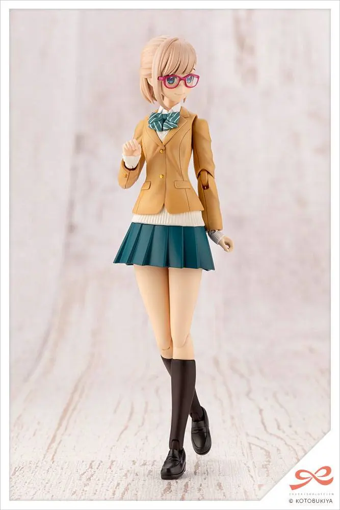 Sousai Shojo Teien Plastic Model Kit 1/10 Koyomi Takanashi Ryobu High School Winter Clothes 15 cm product photo