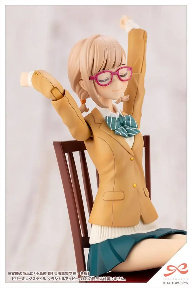 Sousai Shojo Teien Plastic Model Kit 1/10 Koyomi Takanashi Ryobu High School Winter Clothes 15 cm product photo