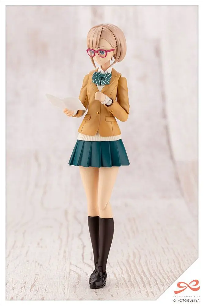 Sousai Shojo Teien Plastic Model Kit 1/10 Koyomi Takanashi Ryobu High School Winter Clothes 15 cm product photo