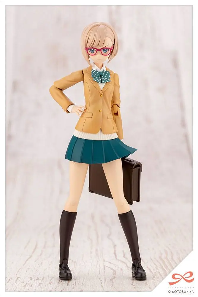 Sousai Shojo Teien Plastic Model Kit 1/10 Koyomi Takanashi Ryobu High School Winter Clothes 15 cm product photo
