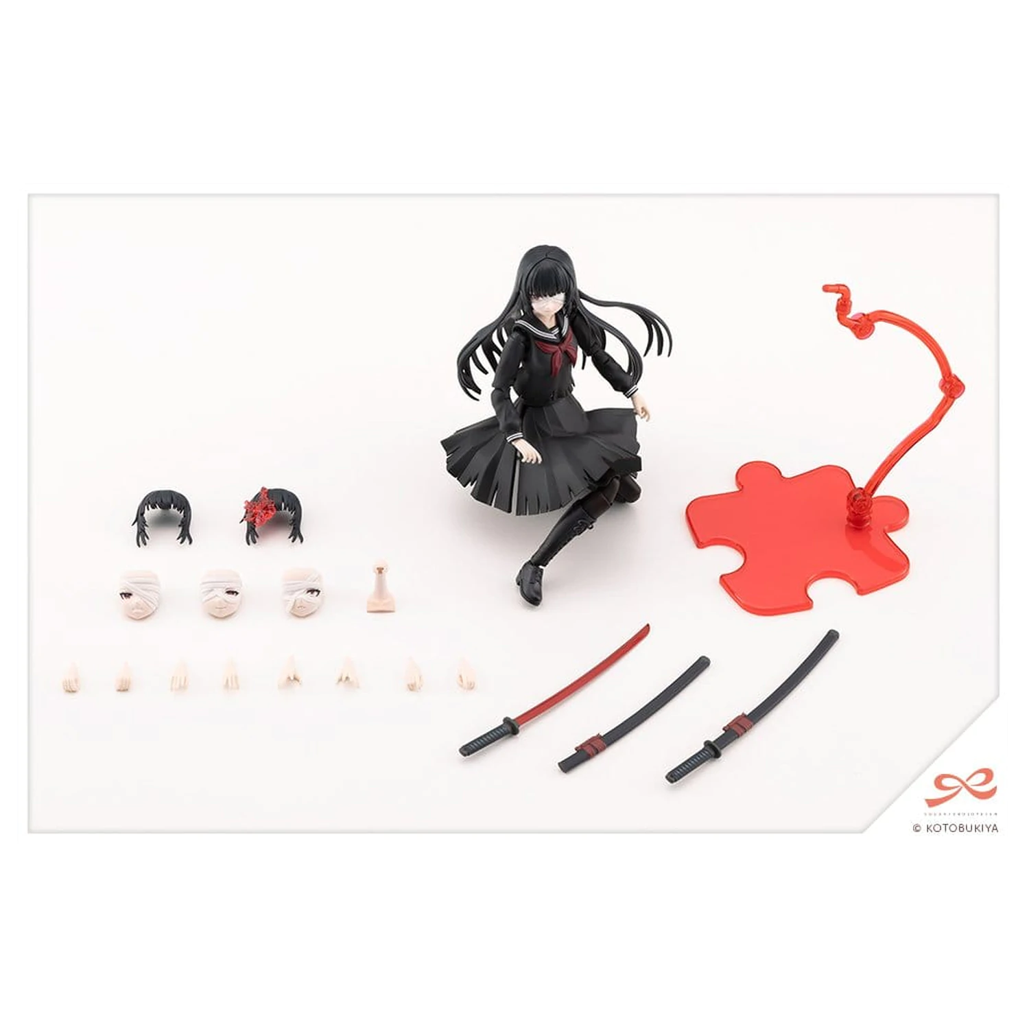 Sousai Shojo Teien Plastic Model 1/10 Kuon Yakushiji Maria Kagaribi Damage Ver. 16 cm product photo