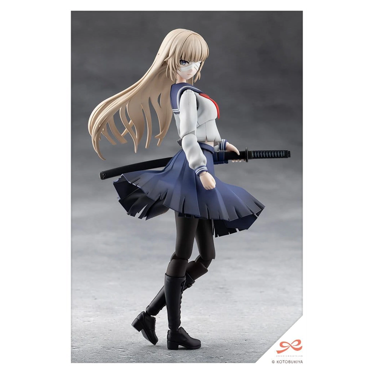Sousai Shojo Teien Plastic Model 1/10 Kuon Yakushiji Maria Kagaribi Damage Ver. School Girl Emulation 16 cm product photo