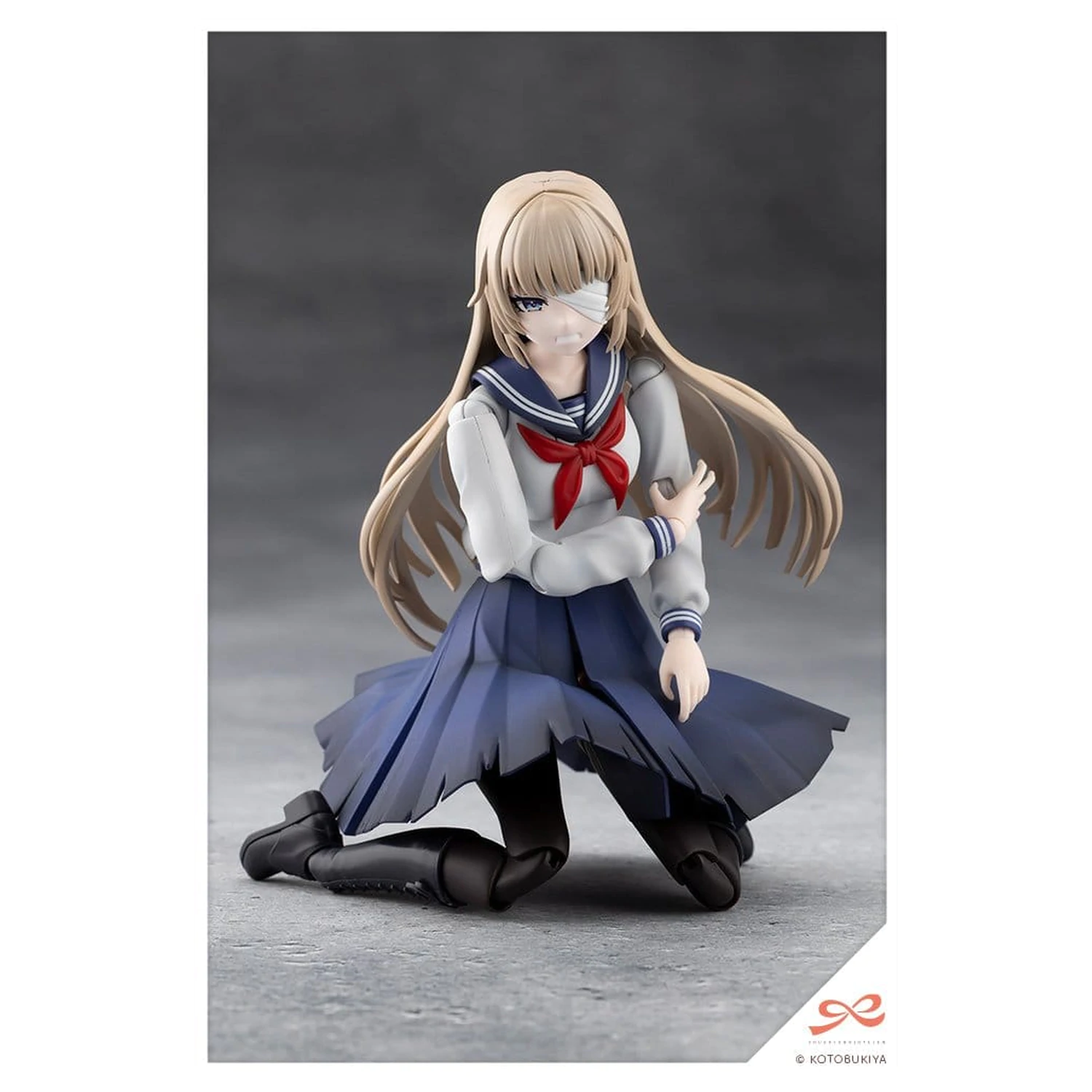 Sousai Shojo Teien Plastic Model 1/10 Kuon Yakushiji Maria Kagaribi Damage Ver. School Girl Emulation 16 cm product photo