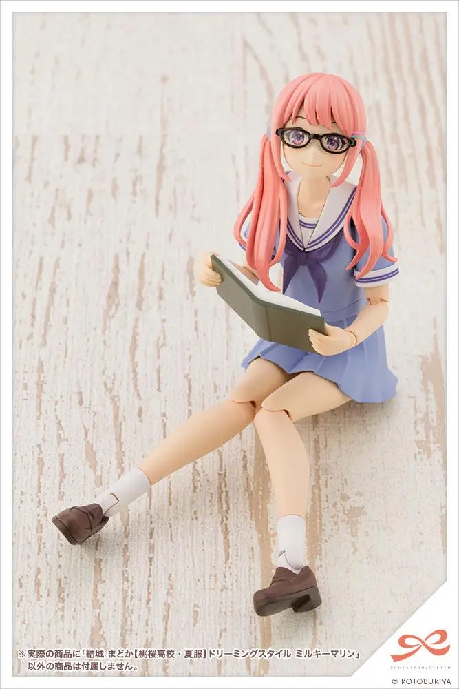 Sousai Shojo Teien Plastic Model Kit 1/10 Madoka Yuki Touou High School Summer Clothes Dreaming Style Miky Marine 15 cm product photo