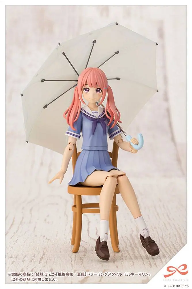 Sousai Shojo Teien Plastic Model Kit 1/10 Madoka Yuki Touou High School Summer Clothes Dreaming Style Miky Marine 15 cm product photo