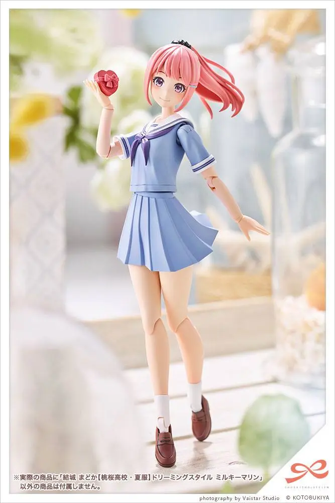 Sousai Shojo Teien Plastic Model Kit 1/10 Madoka Yuki Touou High School Summer Clothes Dreaming Style Miky Marine 15 cm product photo