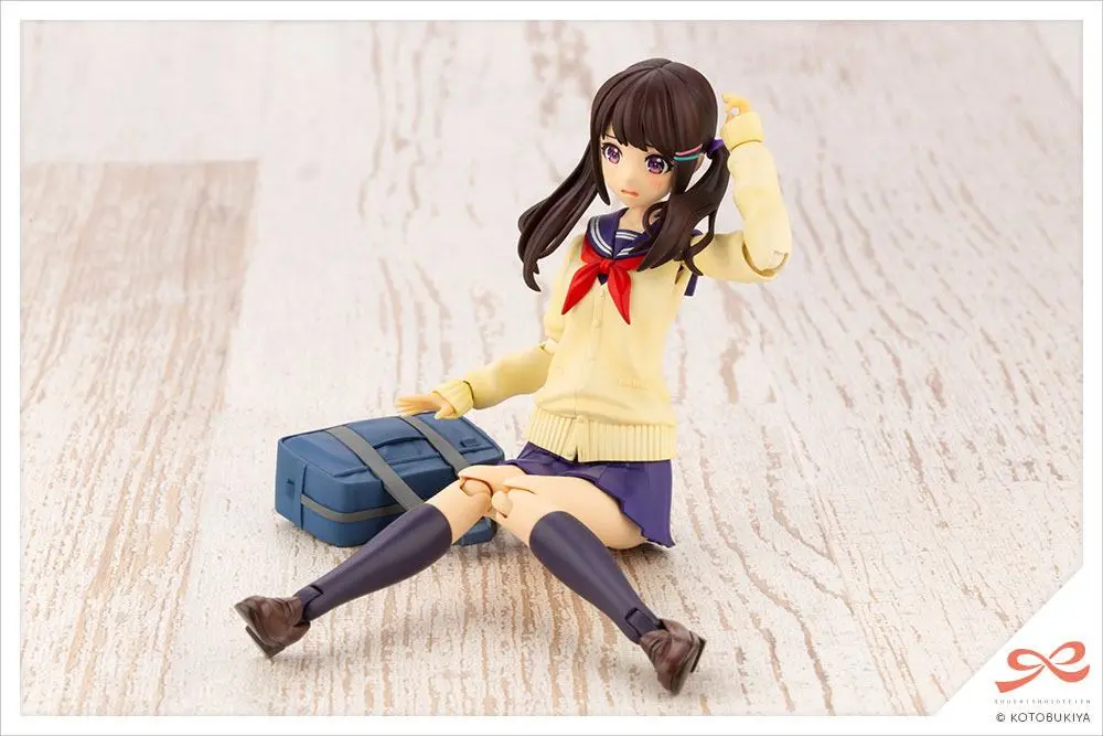 Sousai Shojo Teien Plastic Model Kit 1/10 Madoka Yuki Touou High School Winter Clothes 15 cm termékfotó