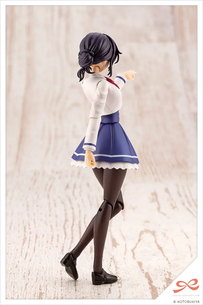 Sousai Shojo Teien Plastic Model Kit 1/10 Ritsuka Saeki St. Iris Gauken Girls' High School Winter Clothes Dreaming Style Snow White 16 cm product photo