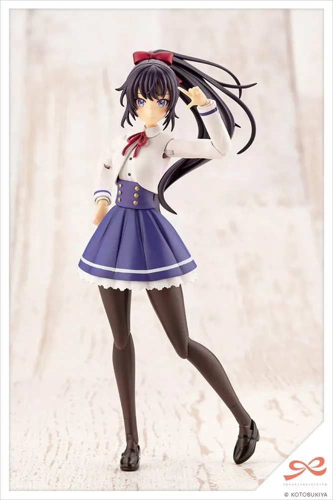 Sousai Shojo Teien Plastic Model Kit 1/10 Ritsuka Saeki St. Iris Gauken Girls' High School Winter Clothes Dreaming Style Snow White 16 cm product photo