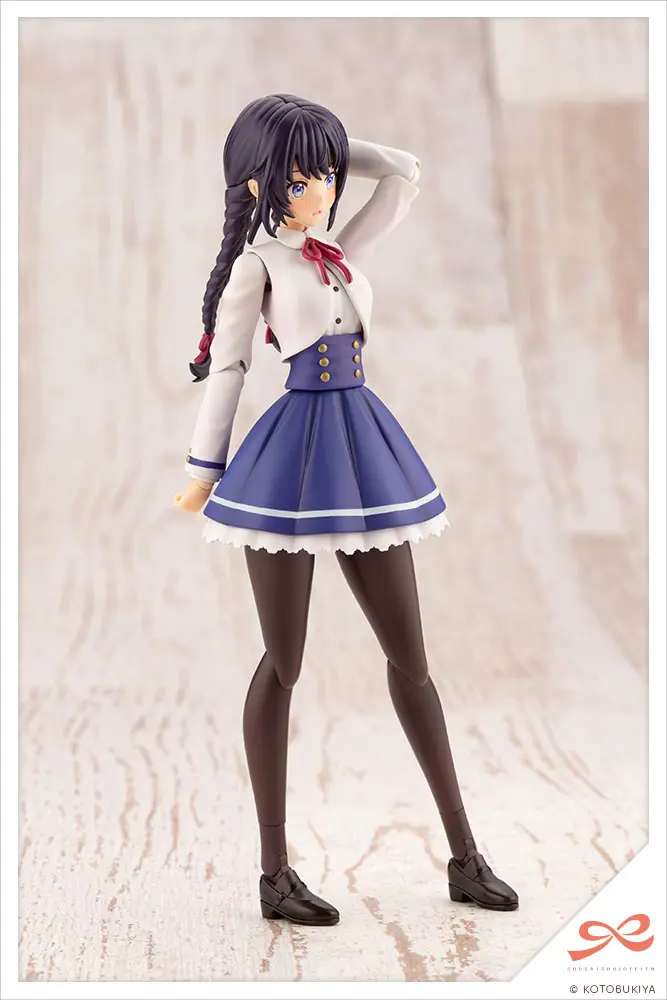 Sousai Shojo Teien Plastic Model Kit 1/10 Ritsuka Saeki St. Iris Gauken Girls' High School Winter Clothes Dreaming Style Snow White 16 cm product photo