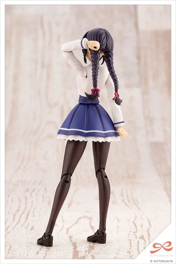 Sousai Shojo Teien Plastic Model Kit 1/10 Ritsuka Saeki St. Iris Gauken Girls' High School Winter Clothes Dreaming Style Snow White 16 cm product photo
