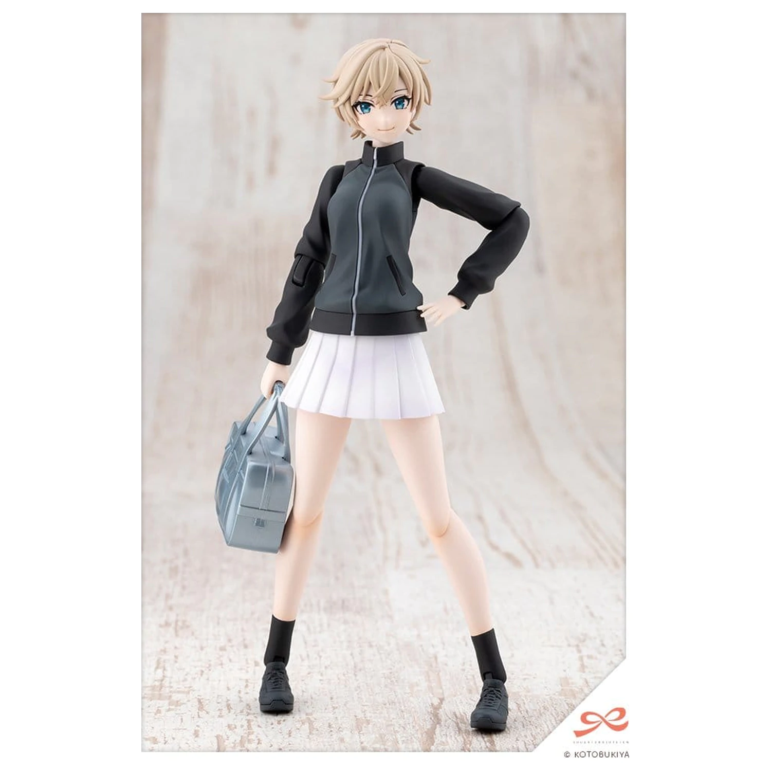 Sousai Shojo Teien Plastic Model Kit 1/10 Rui Saotome Touhou High School Tracksuit Dreaming Style Midnight Onyx 16 cm product photo