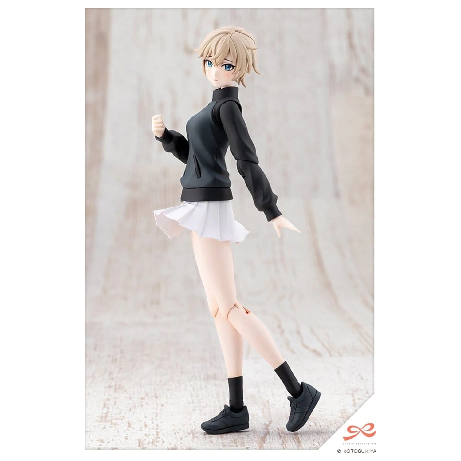 Sousai Shojo Teien Plastic Model Kit 1/10 Rui Saotome Touhou High School Tracksuit Dreaming Style Midnight Onyx 16 cm product photo