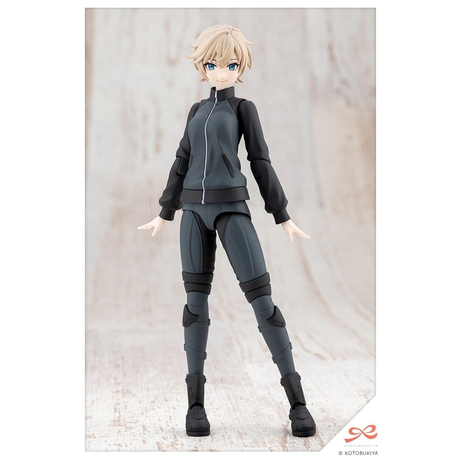 Sousai Shojo Teien Plastic Model Kit 1/10 Rui Saotome Touhou High School Tracksuit Dreaming Style Midnight Onyx 16 cm product photo