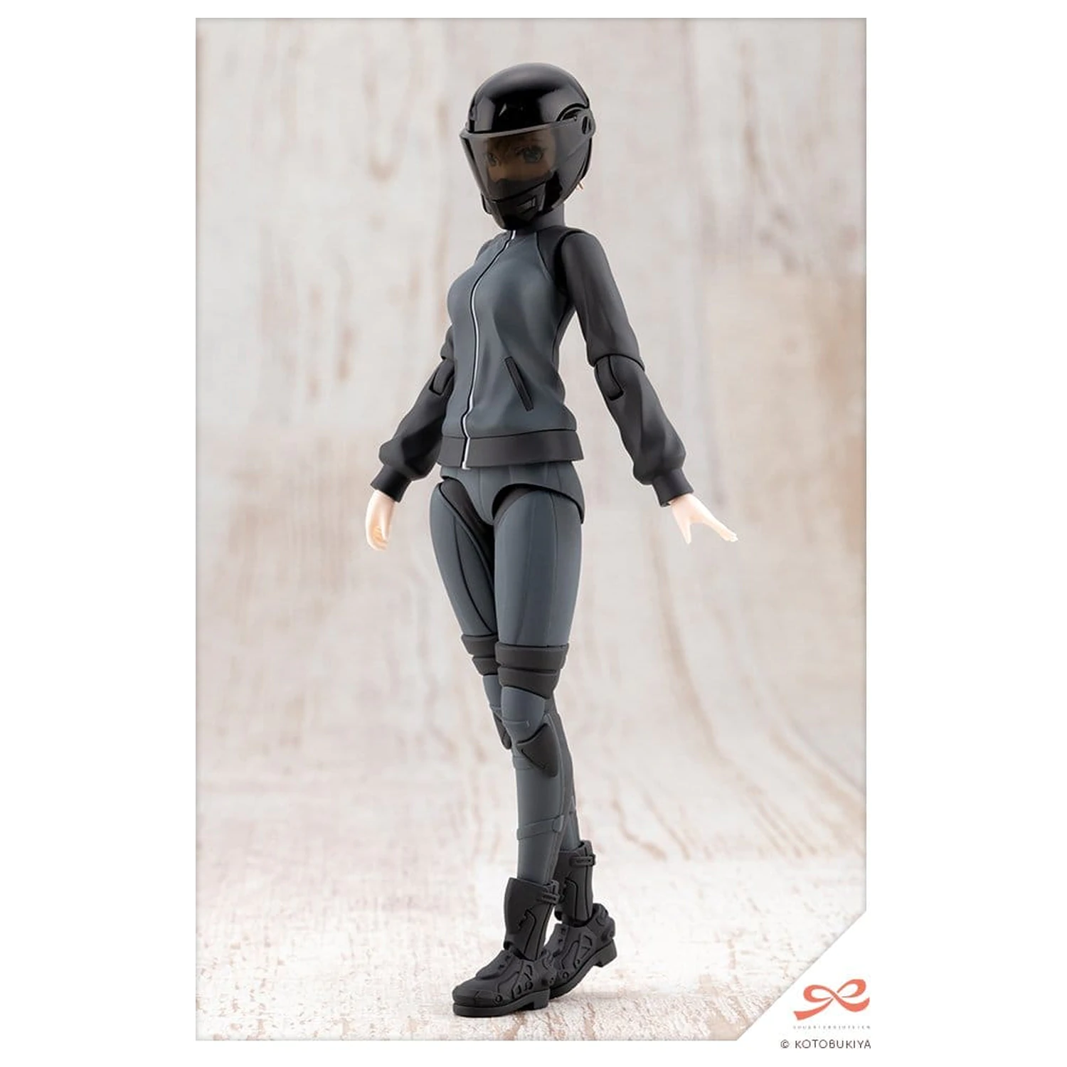 Sousai Shojo Teien Plastic Model Kit 1/10 Rui Saotome Touhou High School Tracksuit Dreaming Style Midnight Onyx 16 cm product photo