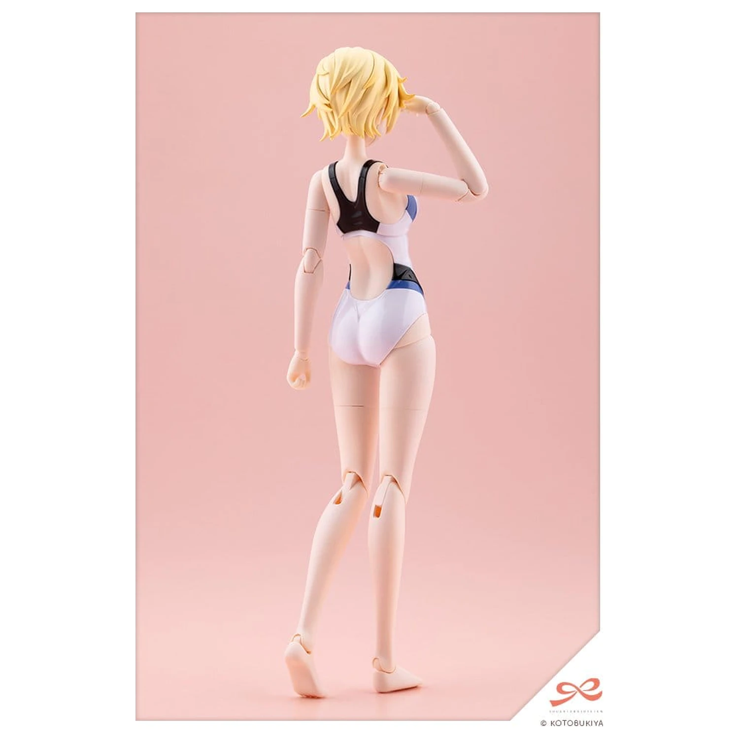 Sousai Shojo Teien Plastic Model 1/10 Rui Saotome Touou High School Competitive Swimsuit Dreaming Style White Dolphin 16 cm product photo