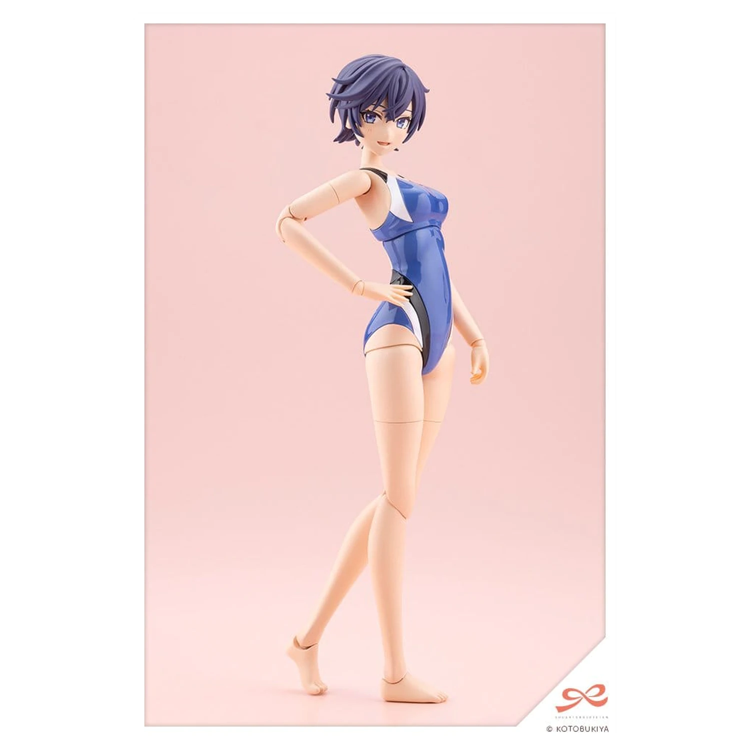 Sousai Shojo Teien Plastic Model 1/10 Rui Saotome Touou High School Competitive Swimsuit 16 cm product photo