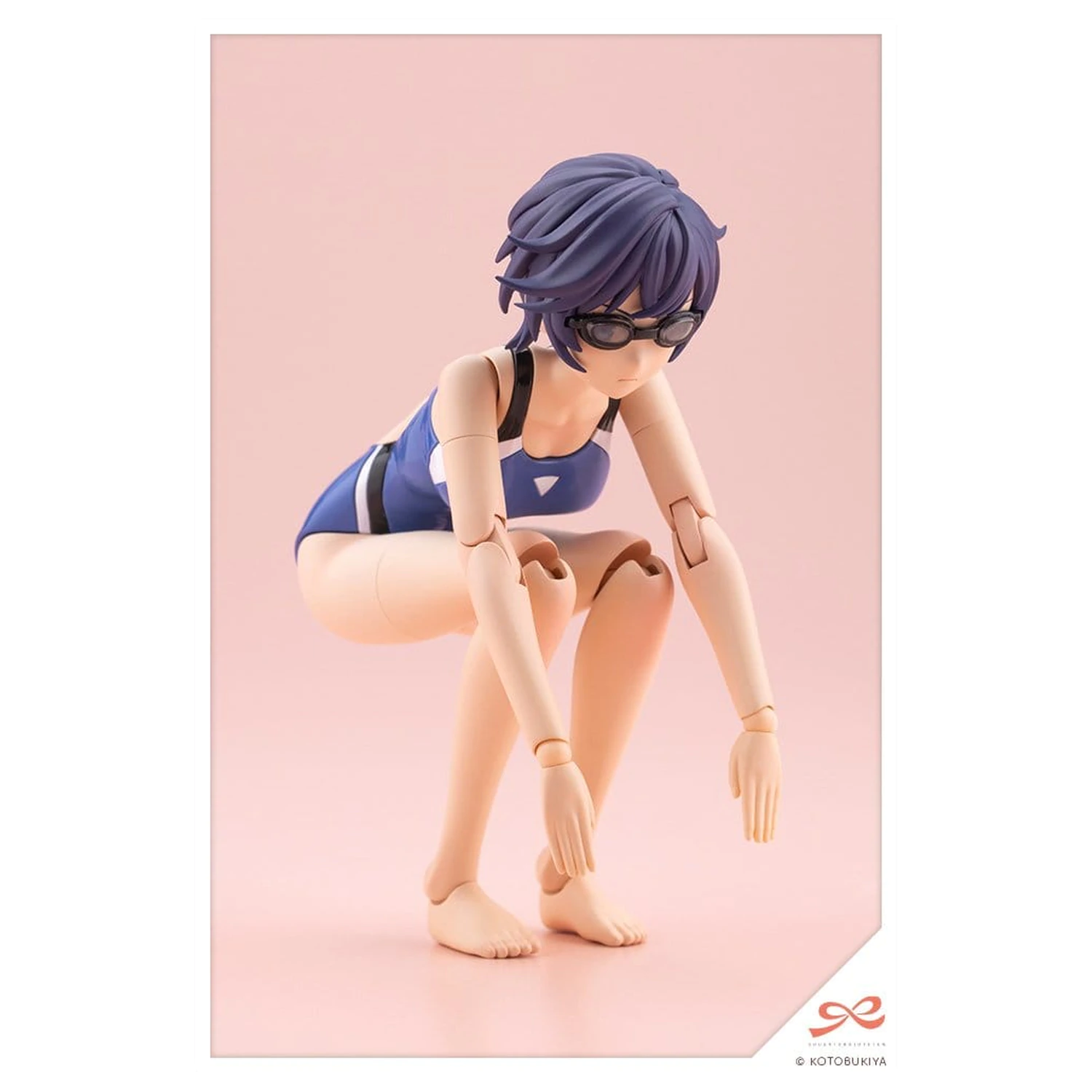 Sousai Shojo Teien Plastic Model 1/10 Rui Saotome Touou High School Competitive Swimsuit 16 cm product photo