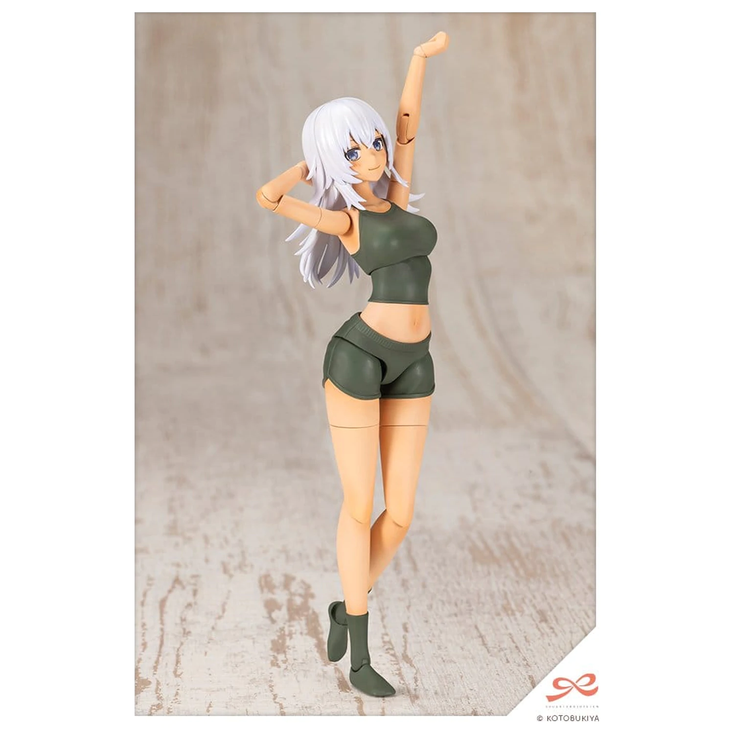 Sousai Shojo Teien Plastic Model Kit 1/10 Training Wolf 16 cm product photo