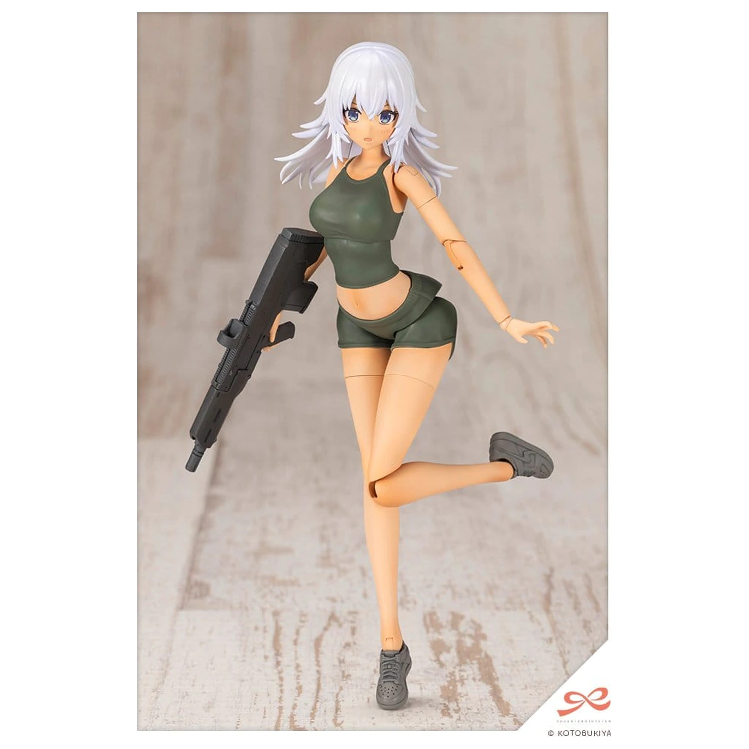 Sousai Shojo Teien Plastic Model Kit 1/10 Training Wolf 16 cm product photo