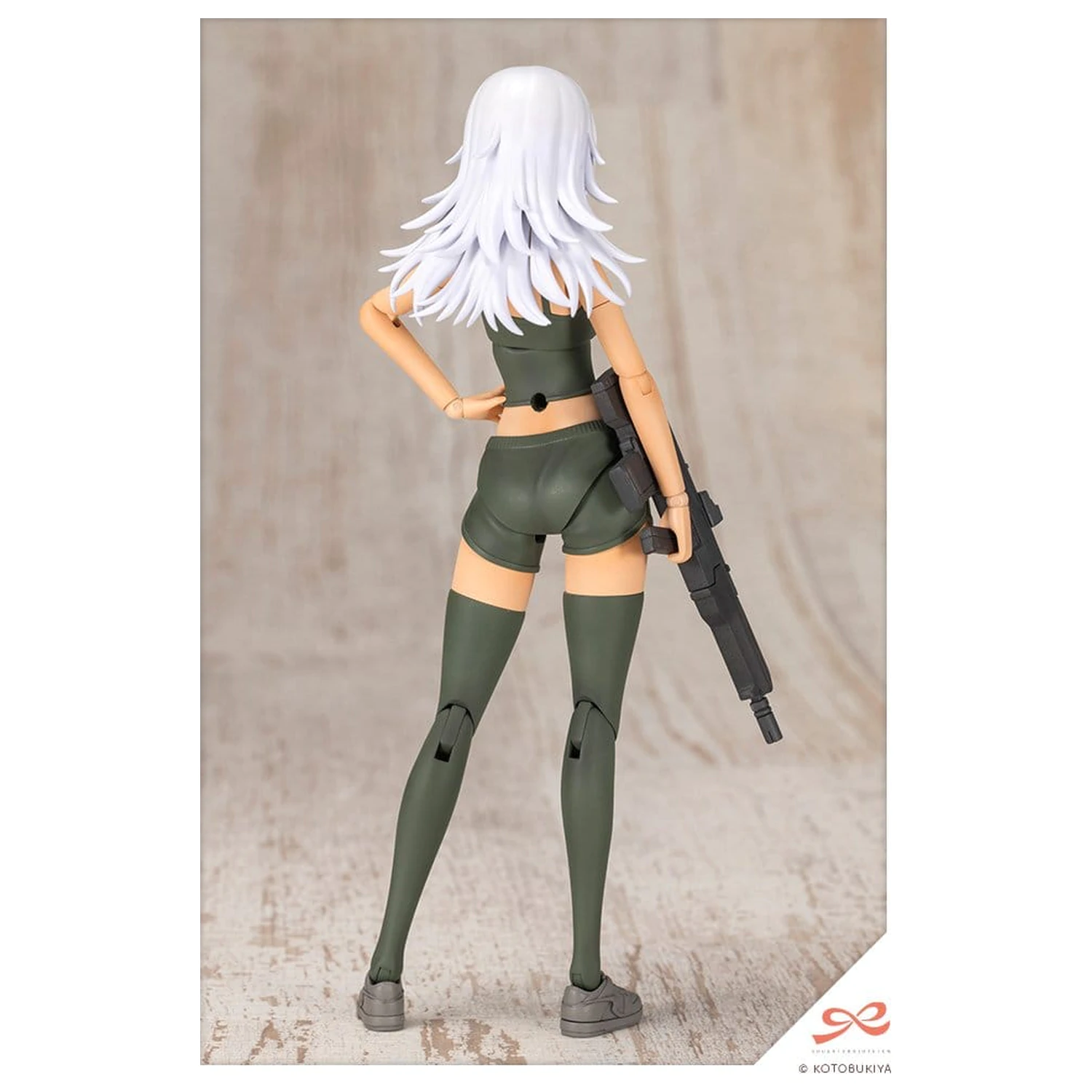 Sousai Shojo Teien Plastic Model Kit 1/10 Training Wolf 16 cm product photo