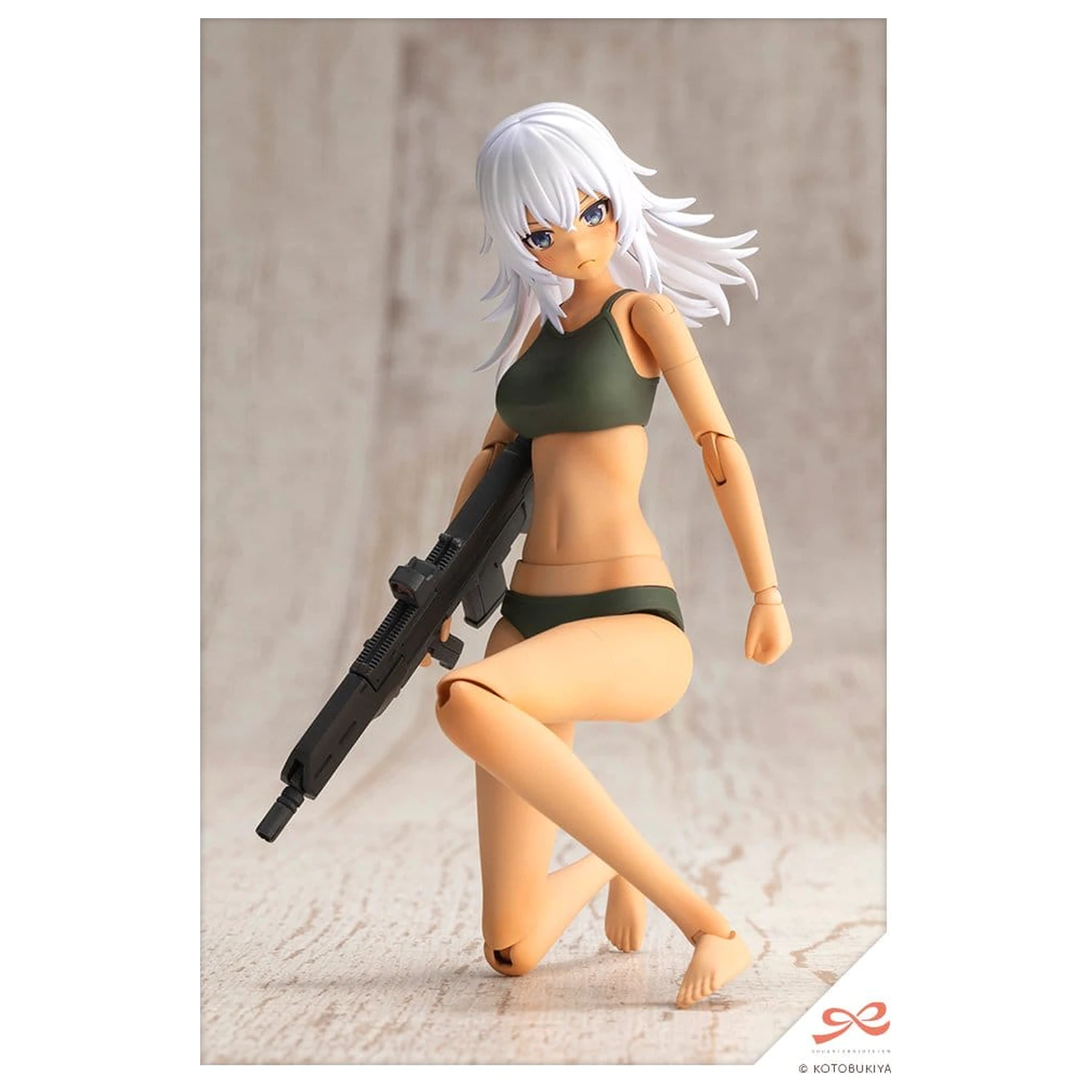 Sousai Shojo Teien Plastic Model Kit 1/10 Training Wolf 16 cm product photo