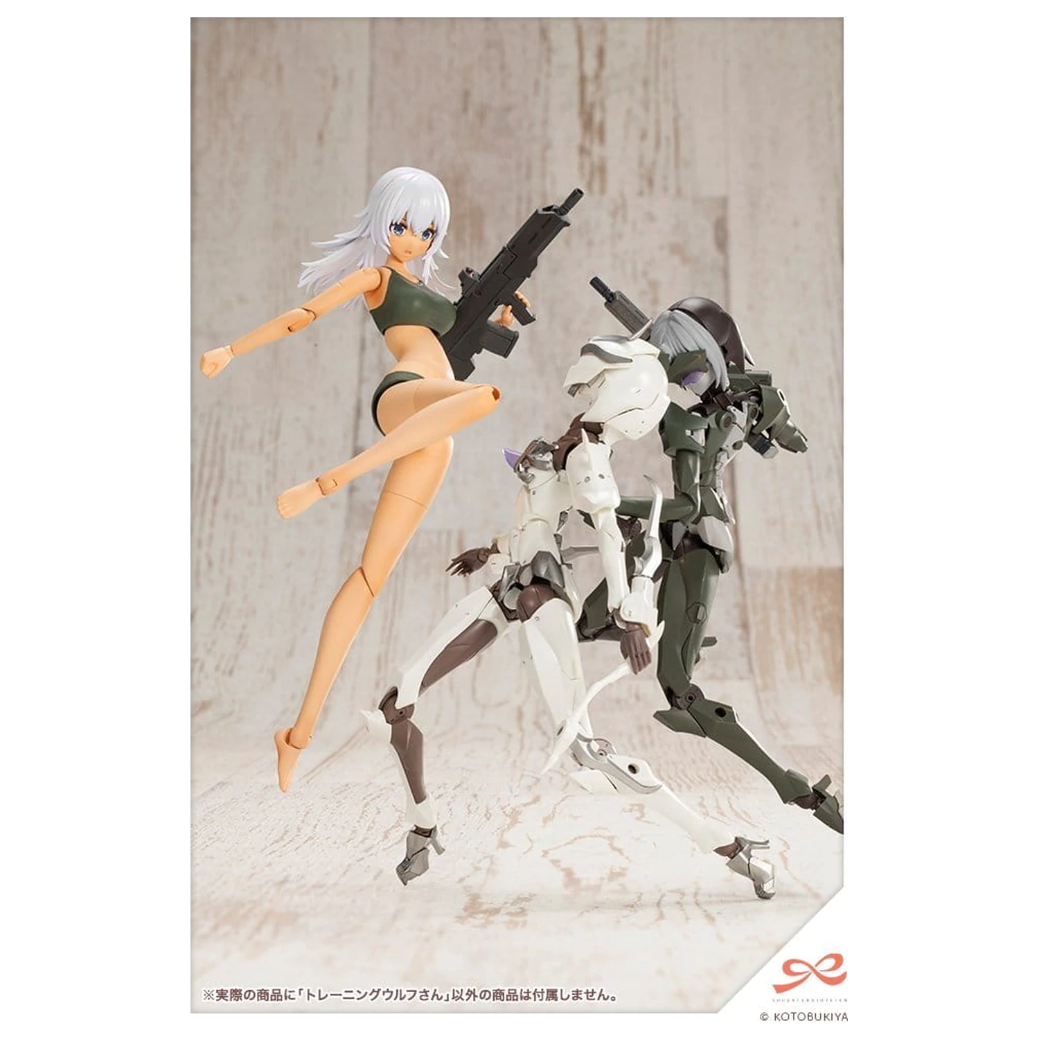 Sousai Shojo Teien Plastic Model Kit 1/10 Training Wolf 16 cm product photo