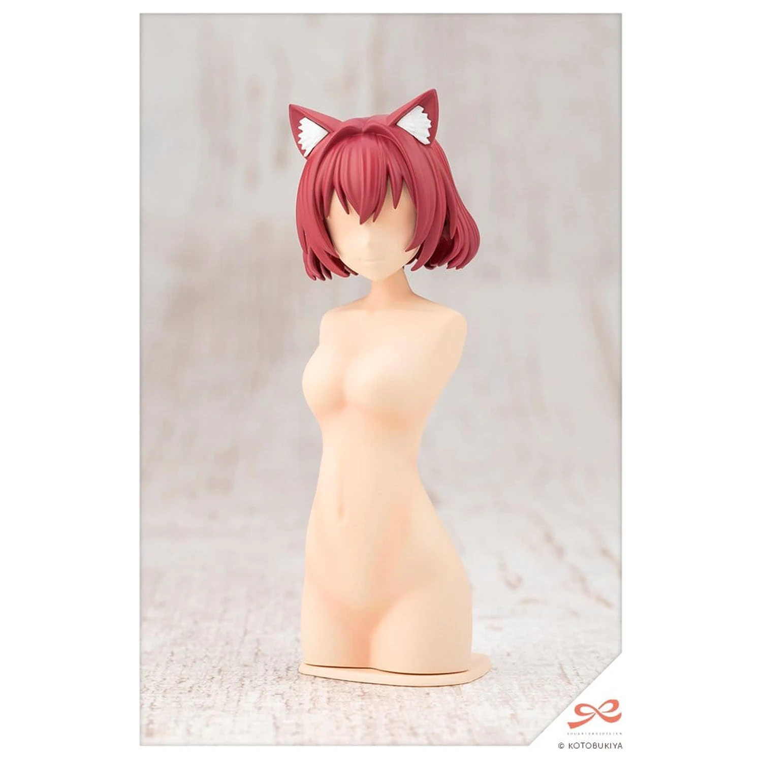 Sousai Shojo Teien Model Kit Accessory Set Arranged Wigs Animal Ears Bob Cat 9 cm product photo