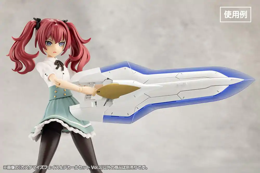 Sousai Shojo Teien Model Kit Accesoory Set 1/10 Customized Face &amp; Decal Set Vol. 3 product photo