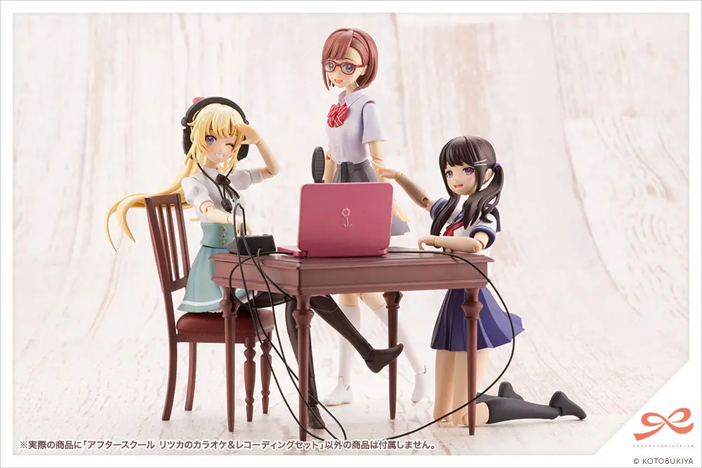 Sousai Shojo Teien Model Kit Accesoory Set 1/10 After School Ritsuka's Karaoke & Recording Set termékfotó