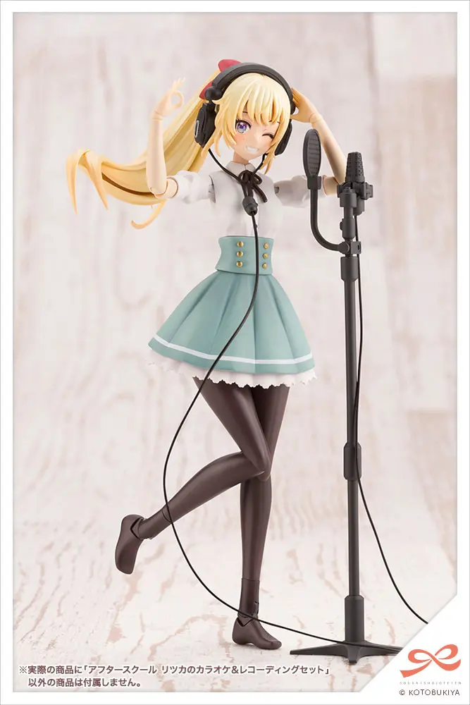 Sousai Shojo Teien Model Kit Accesoory Set 1/10 After School Ritsuka's Karaoke & Recording Set termékfotó