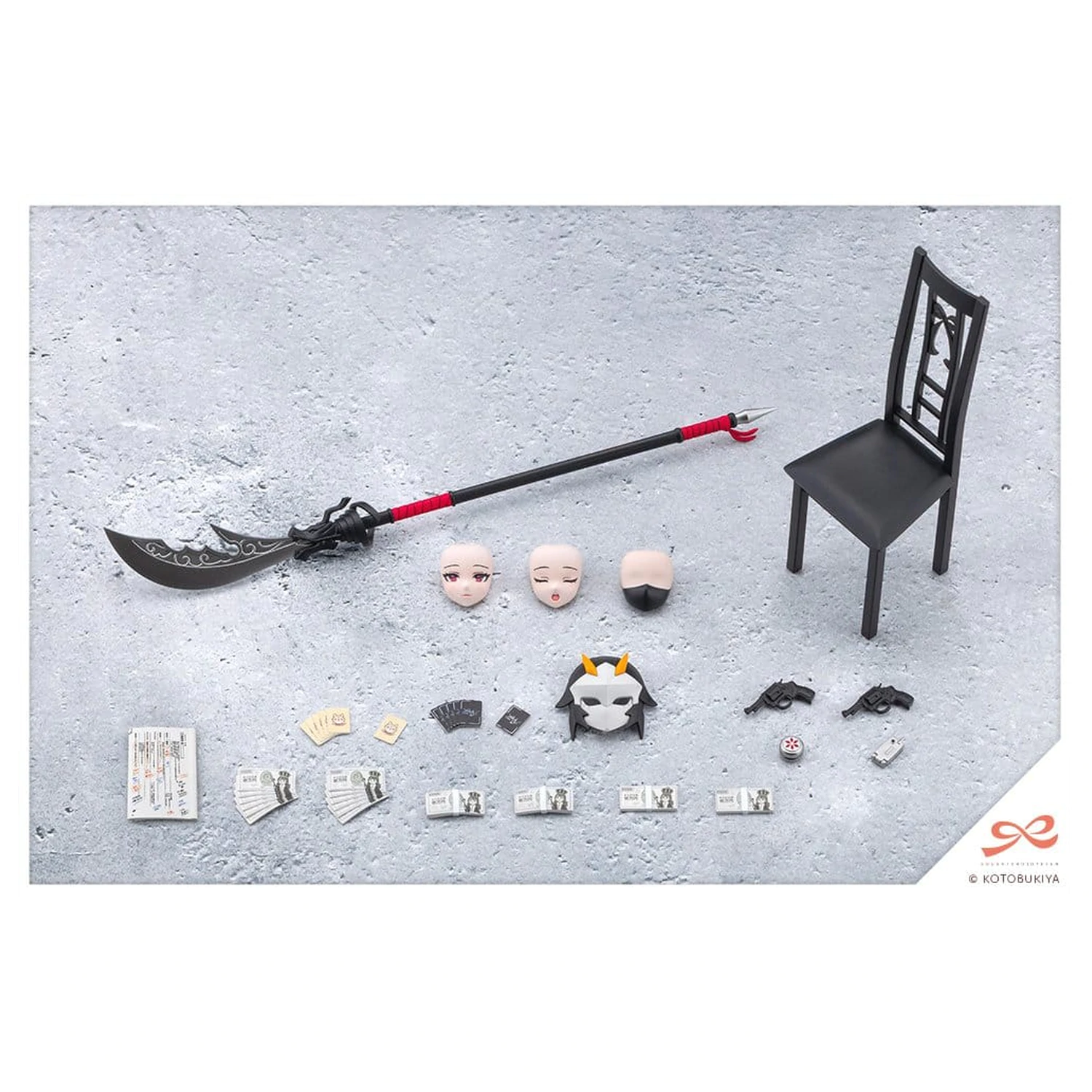 Sousaishojoteien Plastic Model Kit accessory pack 1/10 After School Kuon's Actor Prop Set 2 21 cm product photo