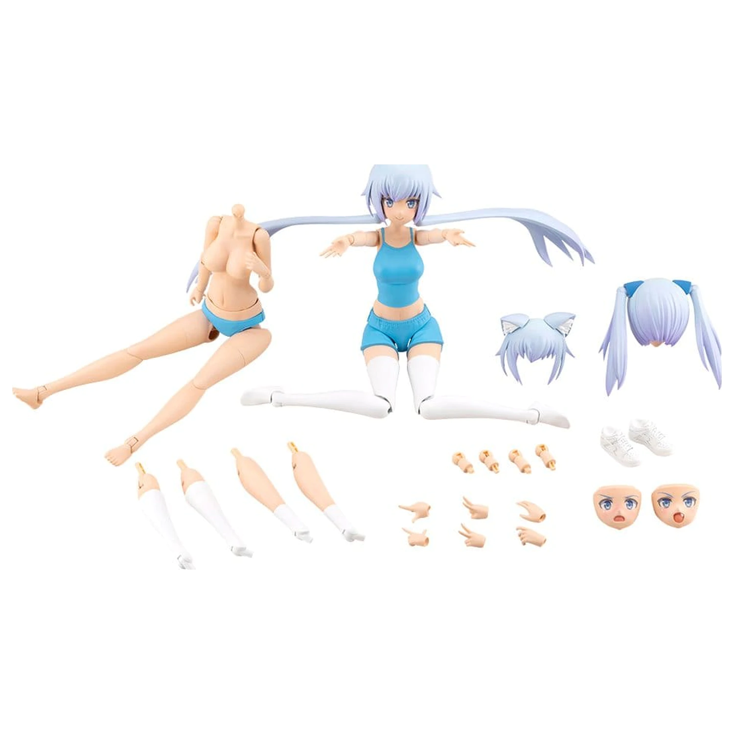 Sousaishojoteien Plastic Model Kit Grand Scale Dress Up Body M with Stylet 25 cm product photo