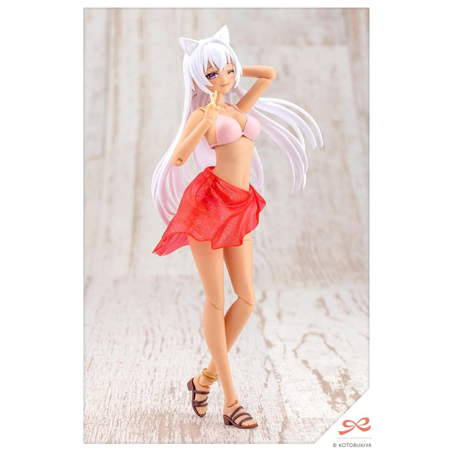 Sousaishojoteien Plastic Model 1/10 Animal Ears Emulator Swim Style Dreaming Style Twilight Cat 17 cm product photo