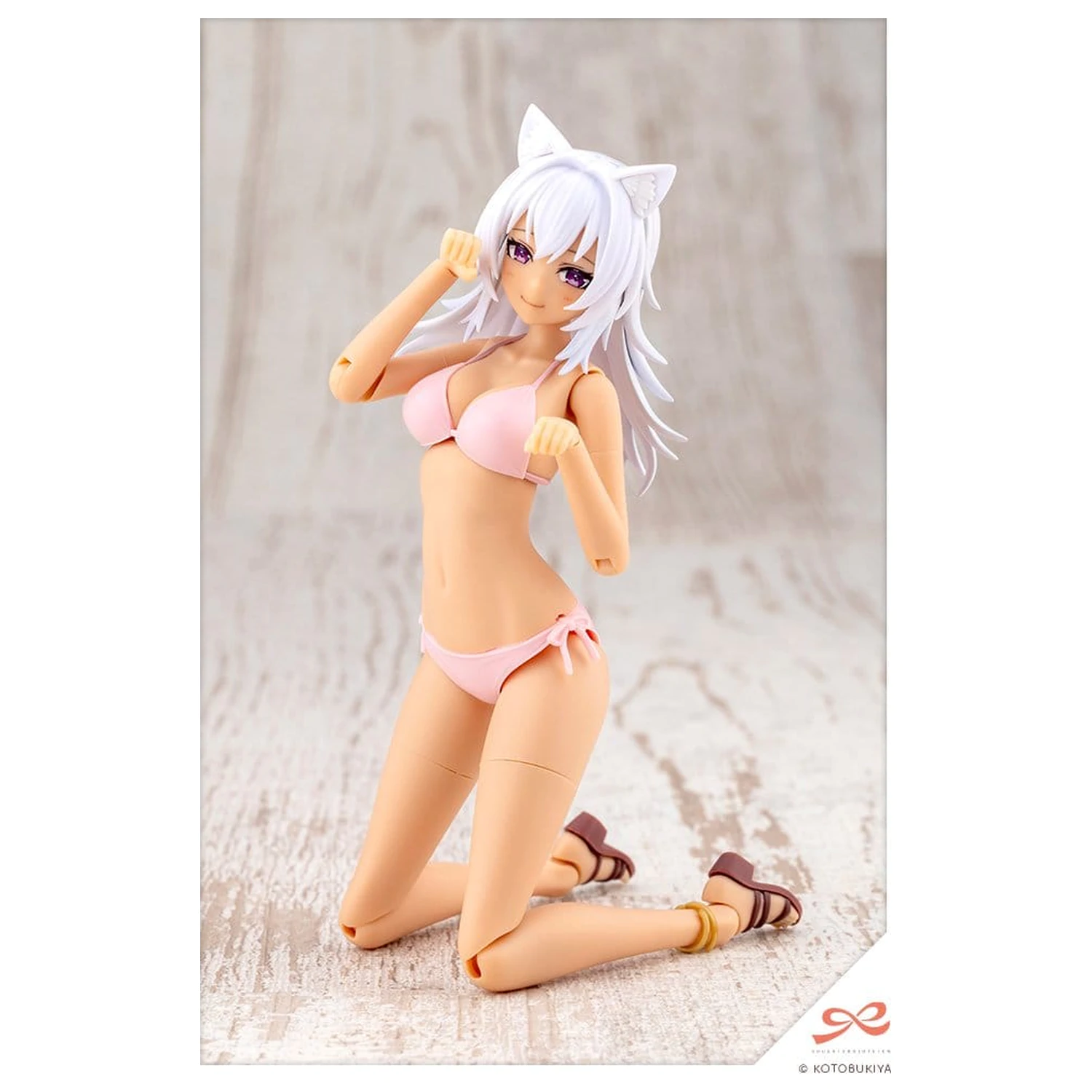 Sousaishojoteien Plastic Model 1/10 Animal Ears Emulator Swim Style Dreaming Style Twilight Cat 17 cm product photo