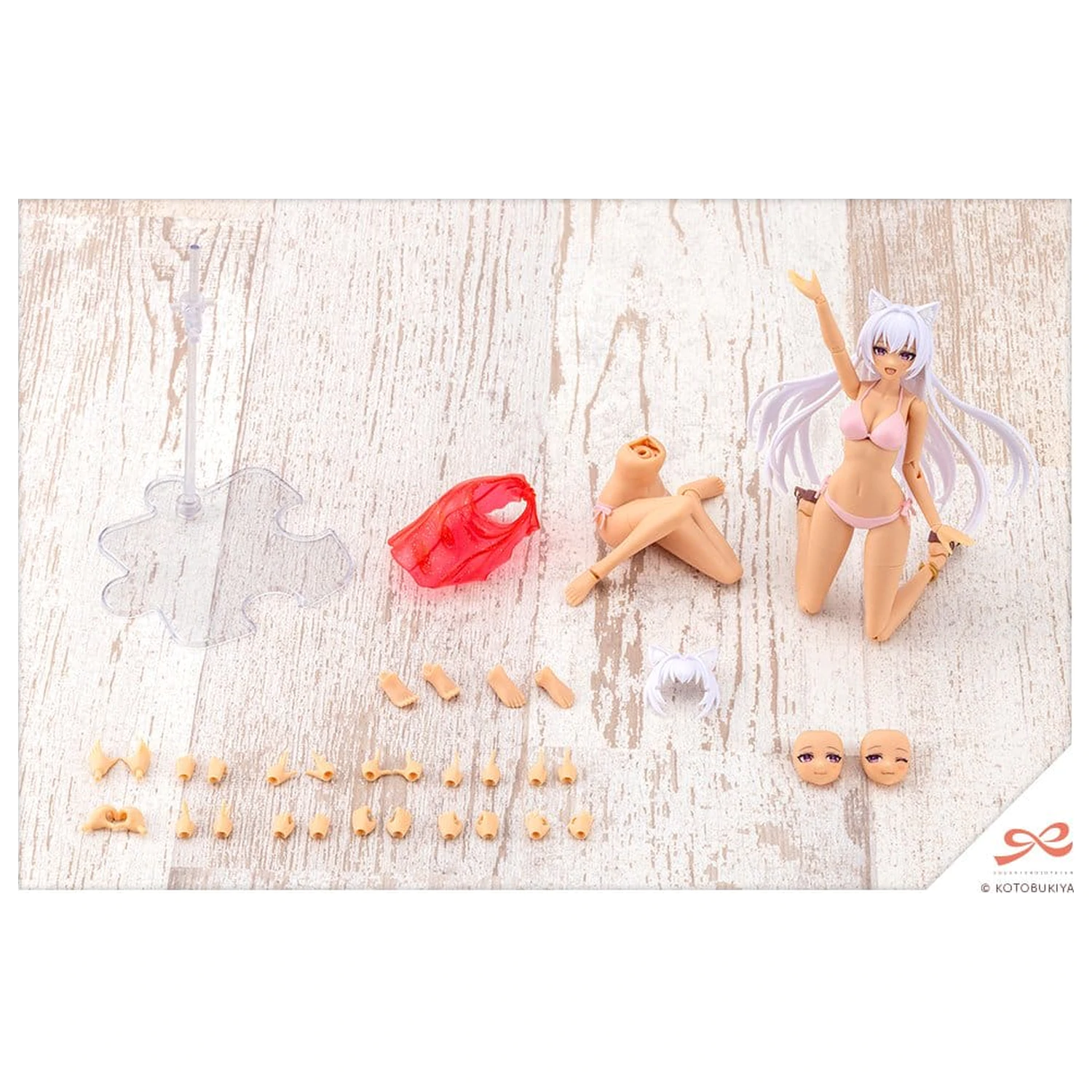 Sousaishojoteien Plastic Model 1/10 Animal Ears Emulator Swim Style Dreaming Style Twilight Cat 17 cm product photo