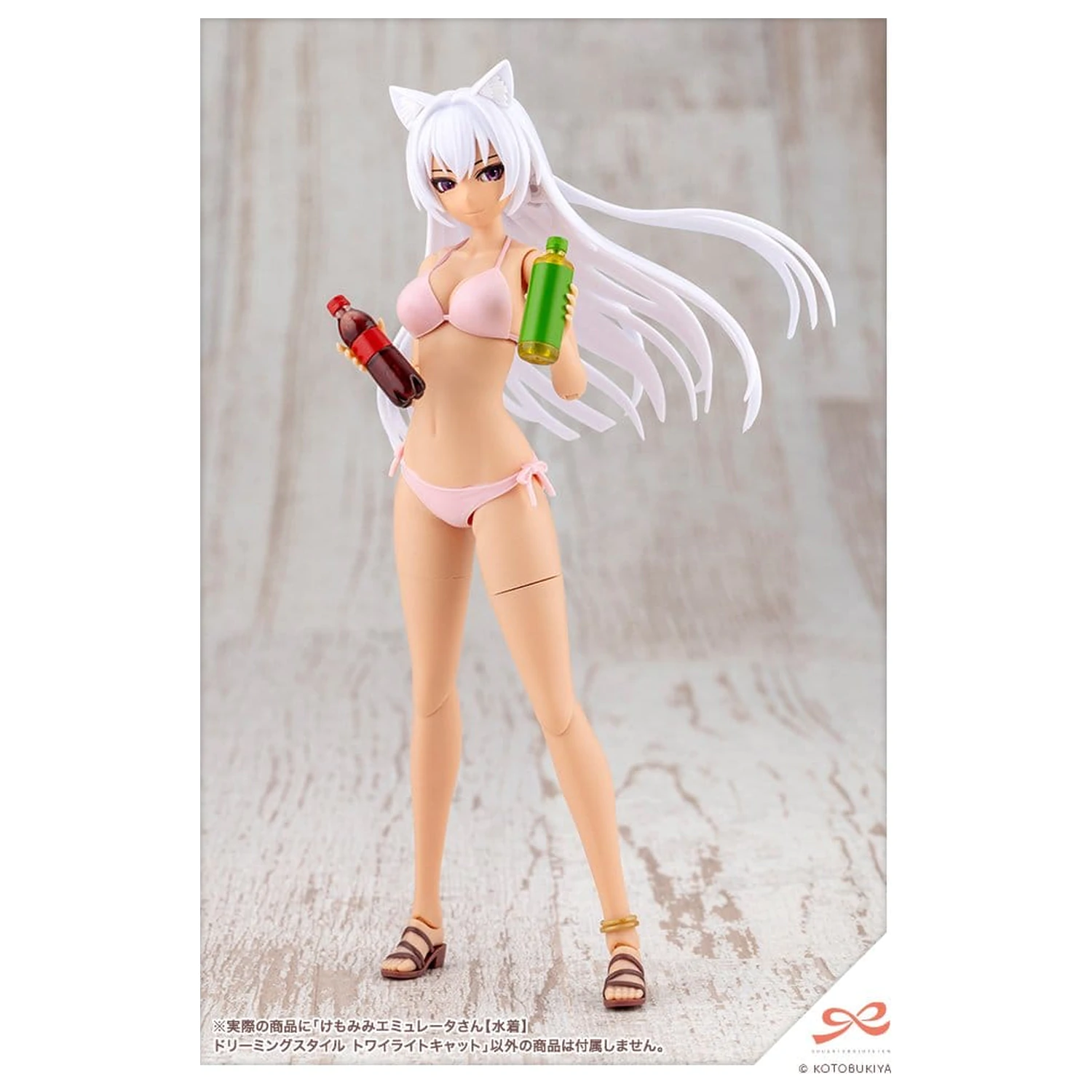 Sousaishojoteien Plastic Model 1/10 Animal Ears Emulator Swim Style Dreaming Style Twilight Cat 17 cm product photo