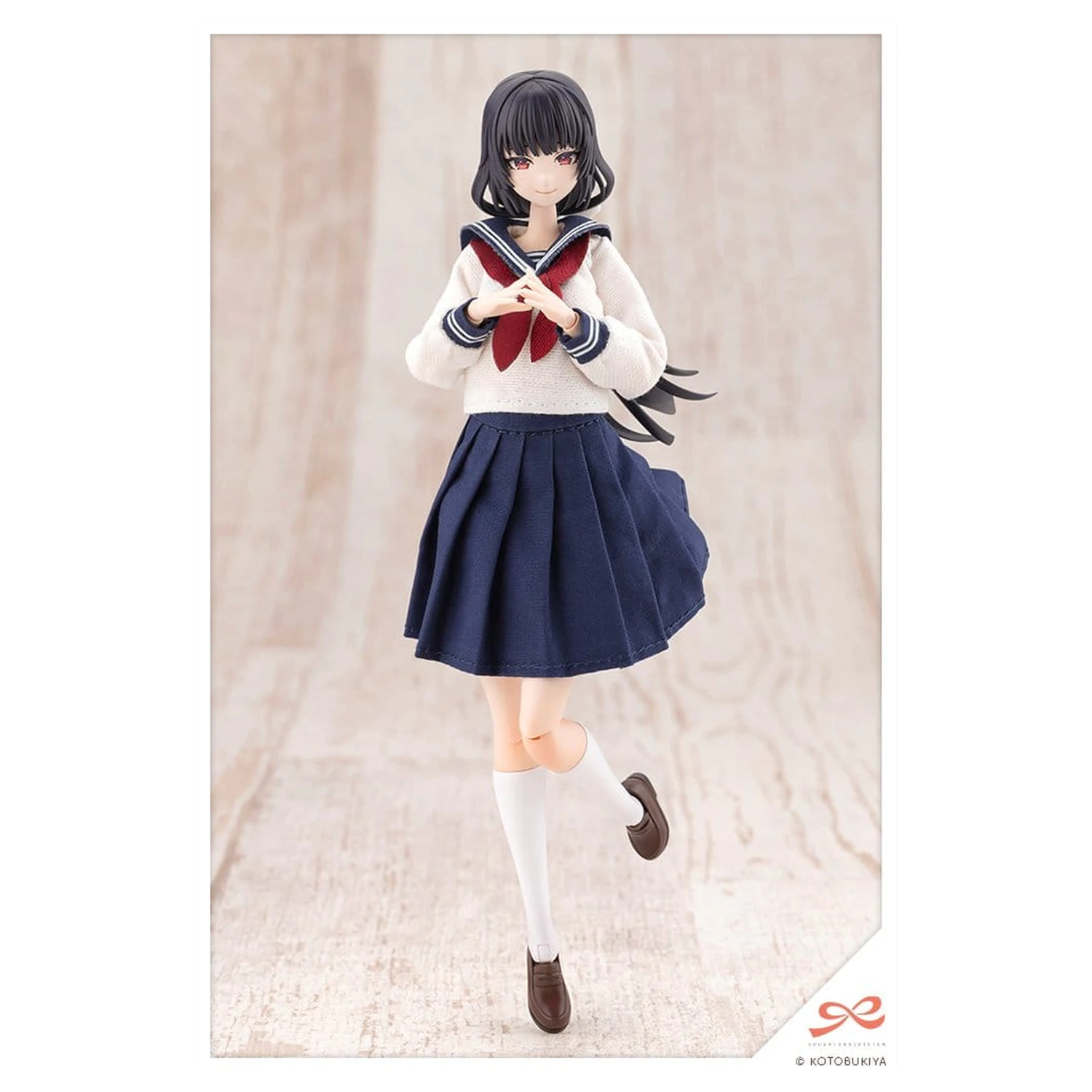 Sousaishojoteien Plastic Model 1/10 Kiru Pla Kuon Yakushiji Touou High School Uniform 16 cm product photo
