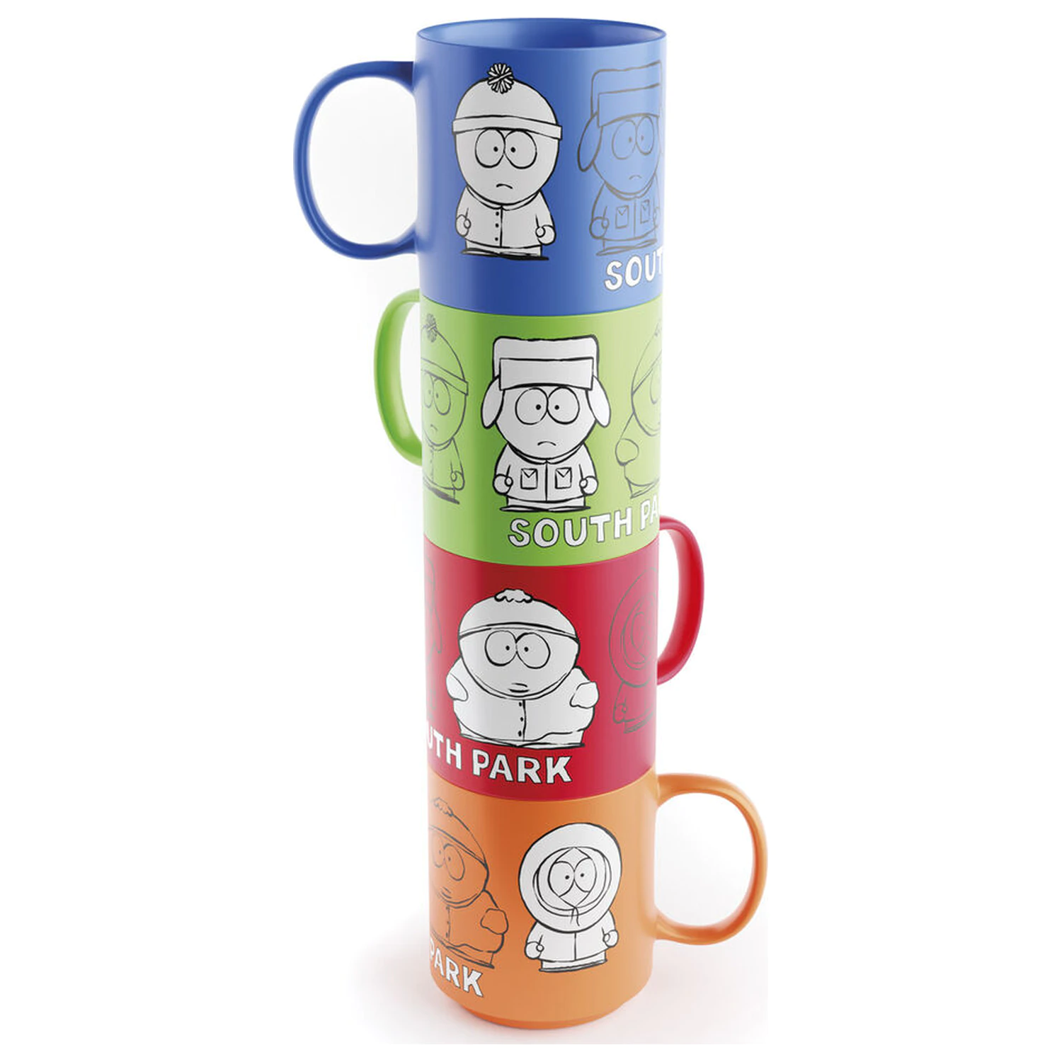 South Park Set of 4 mugs 300ml product photo