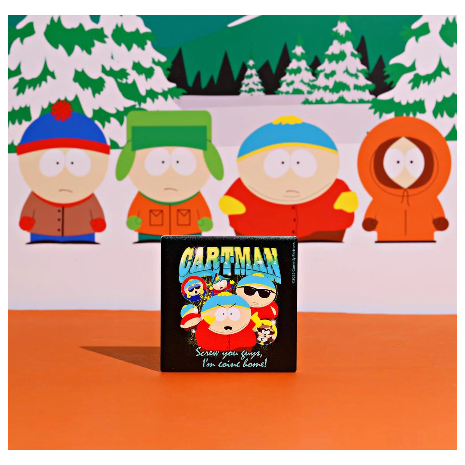 South Park Cartman Ceramic Square Coaster product photo