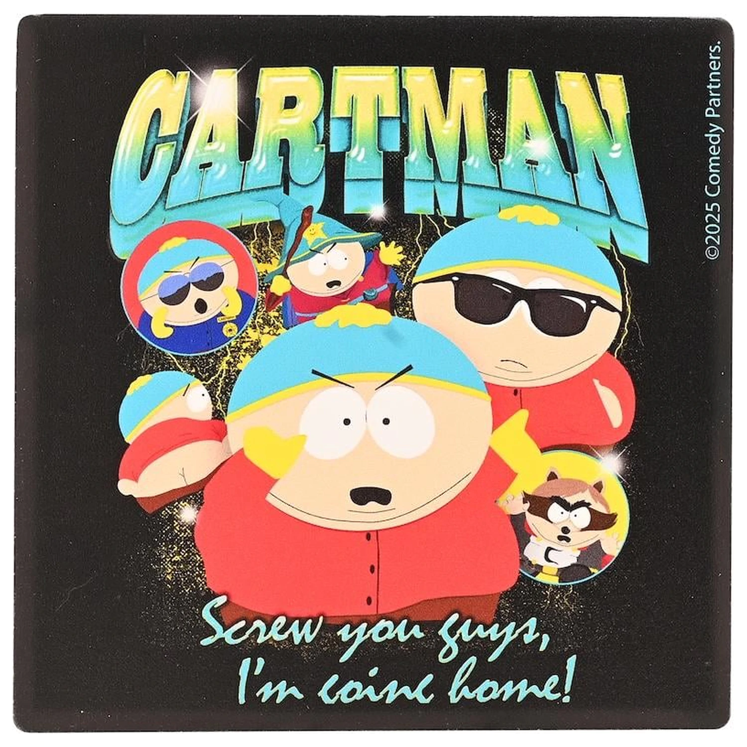 South Park Cartman Ceramic Square Coaster product photo